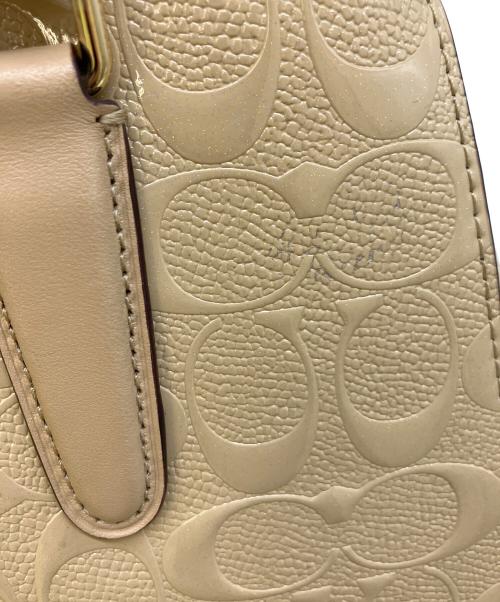 COACH（コーチ）COACH (コーチ) 2WAYバッグ ピンクベージュの古着・服飾アイテム