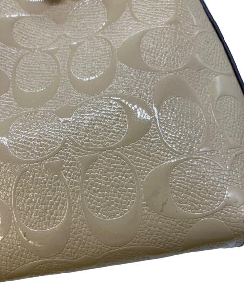 COACH（コーチ）COACH (コーチ) 2WAYバッグ ピンクベージュの古着・服飾アイテム