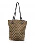 GUCCI (グッチ) ハンドバッグ ベージュ×ブラウン：18000円