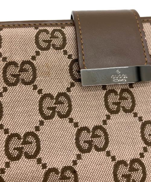 GUCCI（グッチ）GUCCI (グッチ) 長財布 ブラウン×ピンクの古着・服飾アイテム