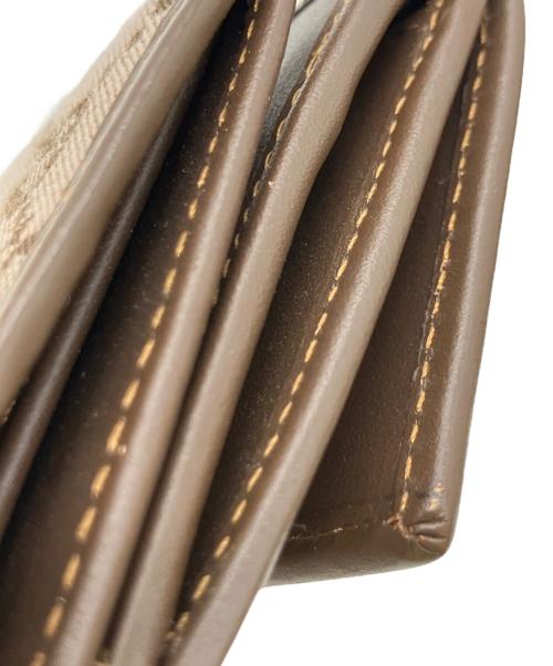 GUCCI（グッチ）GUCCI (グッチ) 長財布 ブラウン×ピンクの古着・服飾アイテム