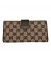 GUCCI（グッチ）の古着「長財布」｜ブラウン×ピンク