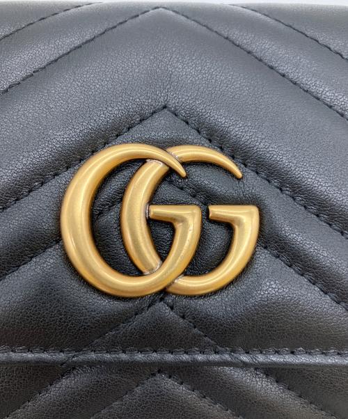 GUCCI（グッチ）GUCCI (グッチ) 長財布 ブラックの古着・服飾アイテム