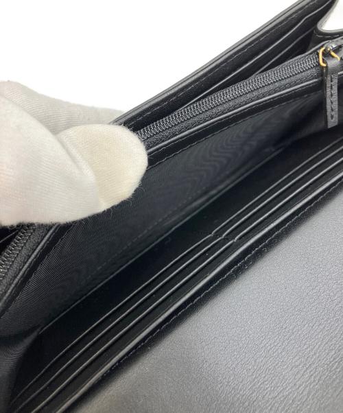 GUCCI（グッチ）GUCCI (グッチ) 長財布 ブラックの古着・服飾アイテム