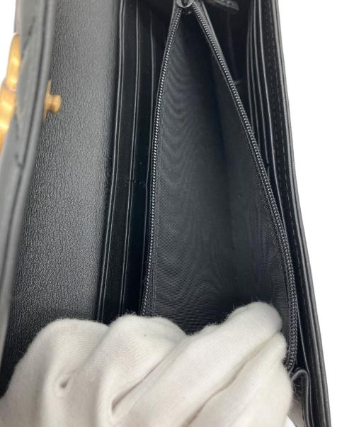 GUCCI（グッチ）GUCCI (グッチ) 長財布 ブラックの古着・服飾アイテム