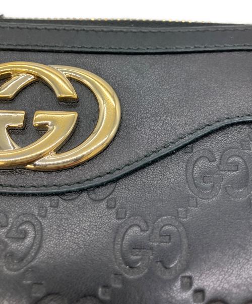 GUCCI（グッチ）GUCCI (グッチ) 長財布 ブラックの古着・服飾アイテム
