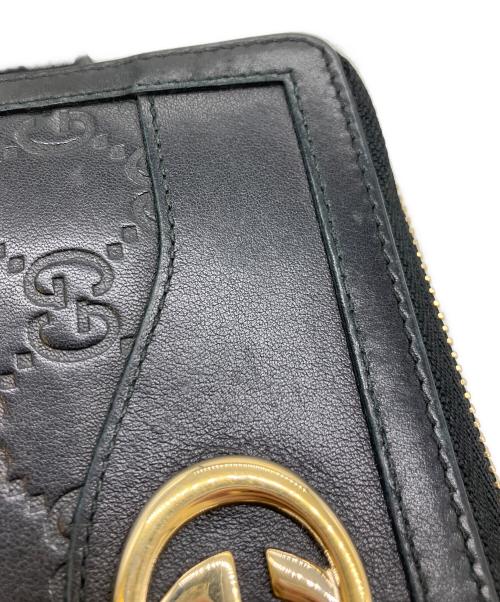 GUCCI（グッチ）GUCCI (グッチ) 長財布 ブラックの古着・服飾アイテム