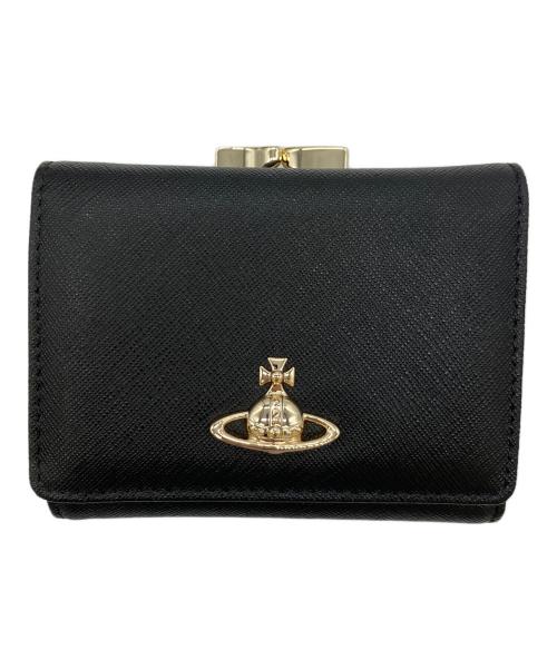 Vivienne Westwood（ヴィヴィアンウエストウッド）Vivienne Westwood (ヴィヴィアンウエストウッド) 3つ折り財布 ブラックの古着・服飾アイテム