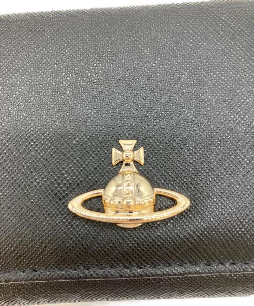 Vivienne Westwood（ヴィヴィアンウエストウッド）Vivienne Westwood (ヴィヴィアンウエストウッド) 3つ折り財布 ブラックの古着・服飾アイテム
