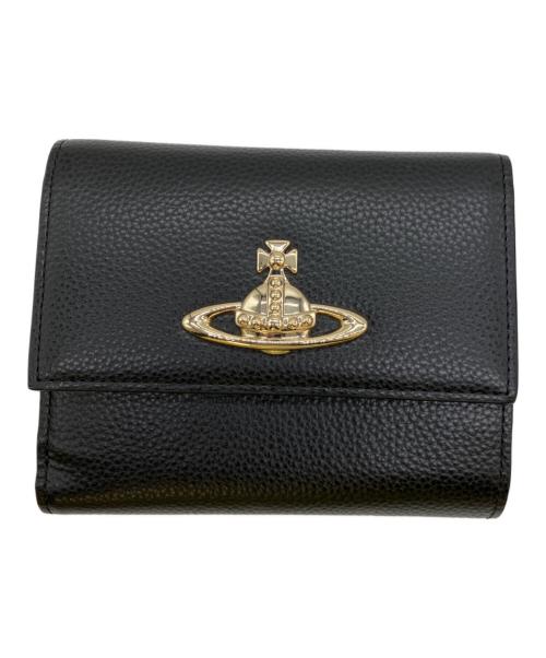 Vivienne Westwood（ヴィヴィアンウエストウッド）Vivienne Westwood (ヴィヴィアンウエストウッド) 3つ折り財布 ブラックの古着・服飾アイテム