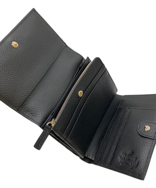 Vivienne Westwood（ヴィヴィアンウエストウッド）Vivienne Westwood (ヴィヴィアンウエストウッド) 3つ折り財布 ブラックの古着・服飾アイテム