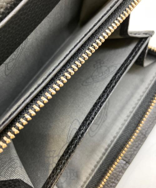 Vivienne Westwood（ヴィヴィアンウエストウッド）Vivienne Westwood (ヴィヴィアンウエストウッド) 3つ折り財布 ブラックの古着・服飾アイテム