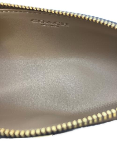 COACH（コーチ）COACH (コーチ) ペンケース ベージュ×ブラウンの古着・服飾アイテム