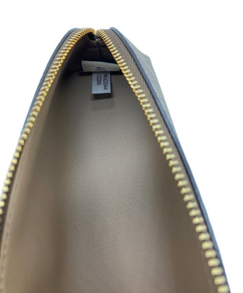 COACH（コーチ）COACH (コーチ) ペンケース ベージュ×ブラウンの古着・服飾アイテム