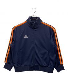 UMBRO（アンブロ）の古着「トラックジャケット」｜ネイビー×オレンジ