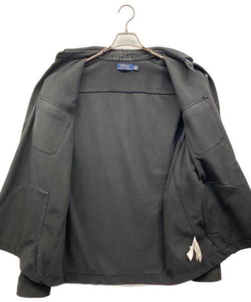 POLO RALPH LAUREN（ポロ・ラルフローレン）POLO RALPH LAUREN (ポロ・ラルフローレン) フリースシャツジャケット ブラック サイズ:Lの古着・服飾アイテム