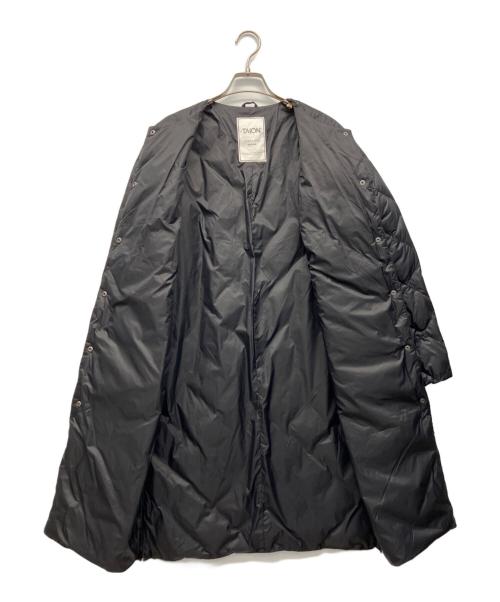 TAION（タイオン）TAION (タイオン) ダウンコート ブラック サイズ:Lの古着・服飾アイテム