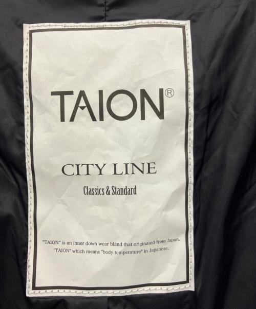 TAION（タイオン）TAION (タイオン) ダウンコート ブラック サイズ:Lの古着・服飾アイテム