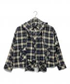 BEEDENビーデン）の古着「長袖シャツ」｜ネイビー