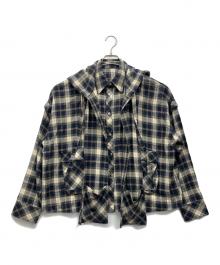 BEEDEN（ビーデン）の古着「長袖シャツ」｜ネイビー
