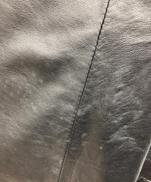 CHRISTIAN MODE（クリスチャン モード）CHRISTIAN MODE (クリスチャン モード) レザーテーラードジャケット ブラック サイズ:Mの古着・服飾アイテム