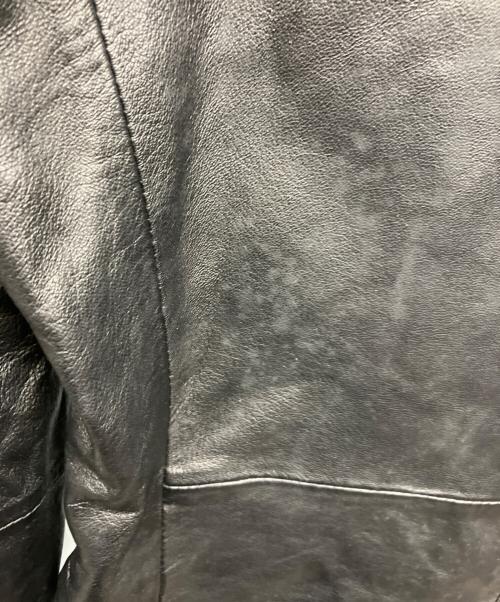 CHRISTIAN MODE（クリスチャン モード）CHRISTIAN MODE (クリスチャン モード) レザーテーラードジャケット ブラック サイズ:Mの古着・服飾アイテム