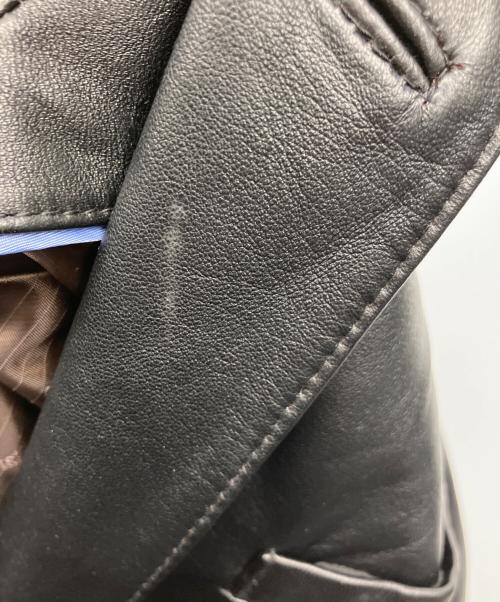 CHRISTIAN MODE（クリスチャン モード）CHRISTIAN MODE (クリスチャン モード) レザーテーラードジャケット ブラック サイズ:Mの古着・服飾アイテム