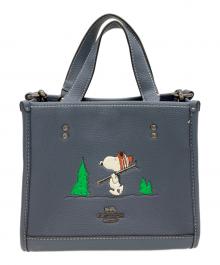 COACH（コーチ）の古着「2WAYバッグ」｜ネイビー