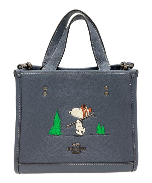 COACH（コーチ）COACH (コーチ) 2WAYバッグ ネイビーの古着・服飾アイテム