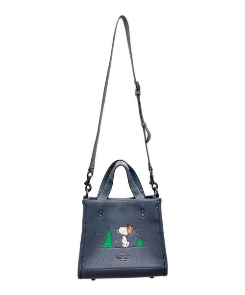 COACH（コーチ）COACH (コーチ) 2WAYバッグ ネイビーの古着・服飾アイテム