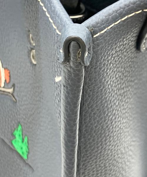 COACH（コーチ）COACH (コーチ) 2WAYバッグ ネイビーの古着・服飾アイテム