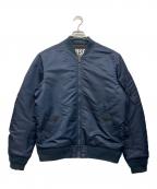 DIESELディーゼル）の古着「MA-1ジャケット」｜ネイビー