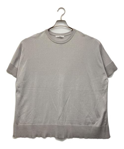 JOURNAL STANDARD relume（ジャーナルスタンダード レリューム）JOURNAL STANDARD relume (ジャーナルスタンダード レリューム) 薄手ニット ライトグレー サイズ:Fの古着・服飾アイテム