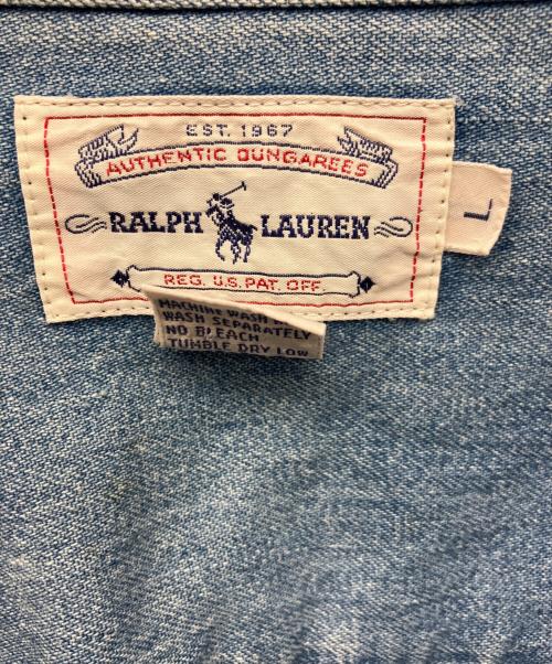 RALPH LAUREN（ラルフローレン）RALPH LAUREN (ラルフローレン) 長袖シャツ インディゴ サイズ:Lの古着・服飾アイテム