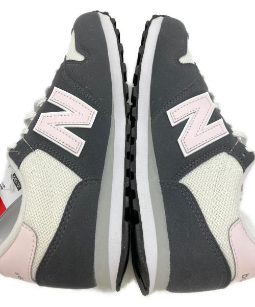 NEW BALANCE（ニューバランス）NEW BALANCE (ニューバランス) ローカットスニーカー グレー×ピンク サイズ:24.0の古着・服飾アイテム