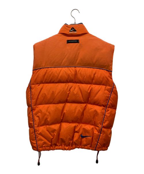 NIKE ACG（ナイキエーシージー）NIKE ACG (ナイキエーシージー) ダウンベスト オレンジ サイズ:Mの古着・服飾アイテム