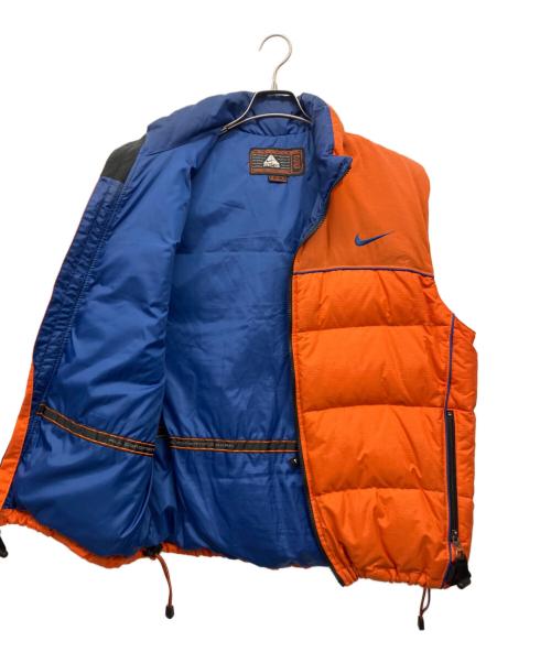 NIKE ACG（ナイキエーシージー）NIKE ACG (ナイキエーシージー) ダウンベスト オレンジ サイズ:Mの古着・服飾アイテム
