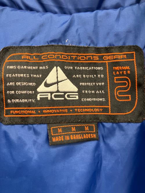 NIKE ACG（ナイキエーシージー）NIKE ACG (ナイキエーシージー) ダウンベスト オレンジ サイズ:Mの古着・服飾アイテム