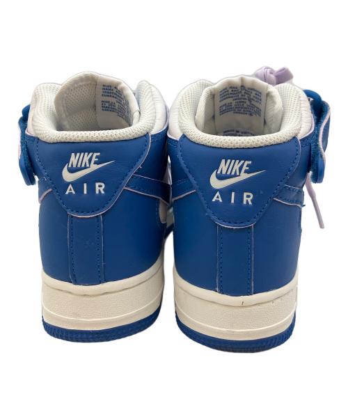 NIKE（ナイキ）NIKE (ナイキ) AIR FORCE 1 '07 MID（エアフォース） ホワイト×ブルー サイズ:US7の古着・服飾アイテム