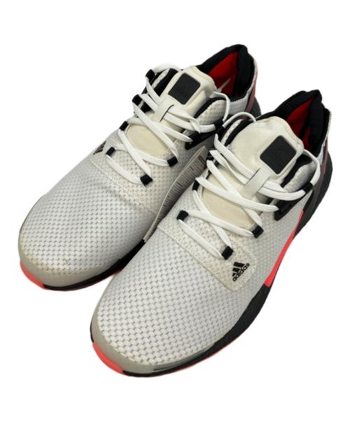 adidas（アディダス）adidas (アディダス) ローカットスニーカー ホワイト×ブラック サイズ:28の古着・服飾アイテム