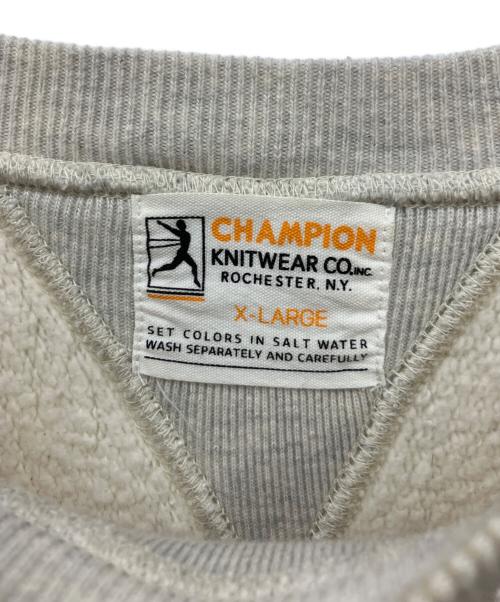 Champion（チャンピオン）Champion (チャンピオン) 1stパテントモデルクルーネックスウェットシャツ グレー サイズ:XLの古着・服飾アイテム