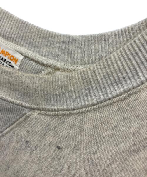 Champion（チャンピオン）Champion (チャンピオン) 1stパテントモデルクルーネックスウェットシャツ グレー サイズ:XLの古着・服飾アイテム