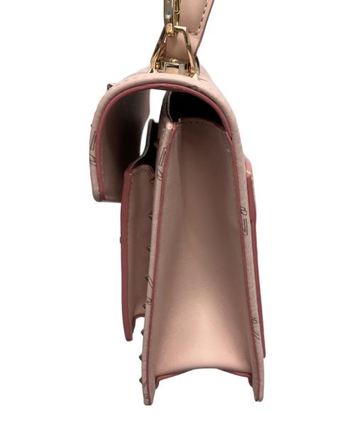 MCM（エムシーエム）MCM (エムシーエム) 2WAYショルダーバッグ ピンクの古着・服飾アイテム