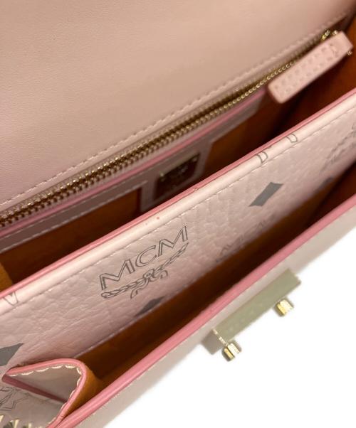 MCM（エムシーエム）MCM (エムシーエム) 2WAYショルダーバッグ ピンクの古着・服飾アイテム