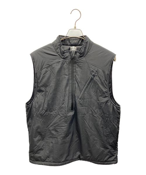 waiper（ワイパー）WAIPER (ワイパー) PERTEX (パーテックス) ハーフジップベスト ブラック サイズ:Mの古着・服飾アイテム