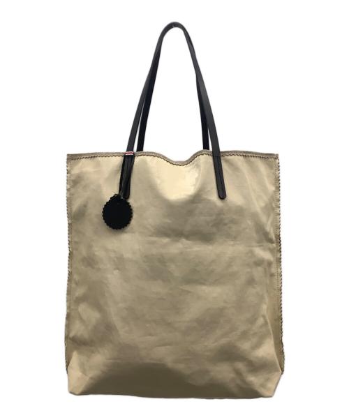 jack gomme（ジャックゴム）jack gomme (ジャックゴム) トートバッグ アイボリー×ブラックの古着・服飾アイテム