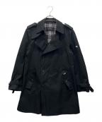 BURBERRY BLACK LABELバーバリーブラックレーベル）の古着「トレンチコート」｜ブラック