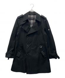 BURBERRY BLACK LABEL（バーバリーブラックレーベル）の古着「トレンチコート」｜ブラック