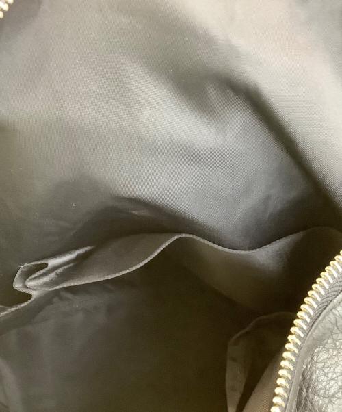 YOHJI YAMAMOTO（ヨウジヤマモト）YOHJI YAMAMOTO (ヨウジヤマモト) レザーショルダーバッグ ブラックの古着・服飾アイテム
