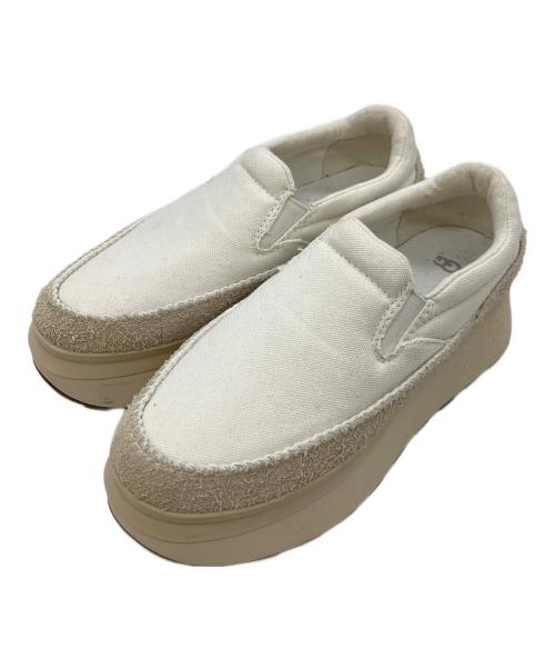 UGG（アグ）UGG (アグ) マリンスリッポン ホワイト サイズ:25.5の古着・服飾アイテム